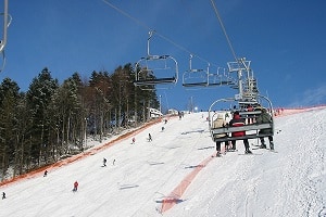 Mosorny Groń, Zawoja, wyciąg narciarski